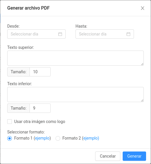 Formatos PDF